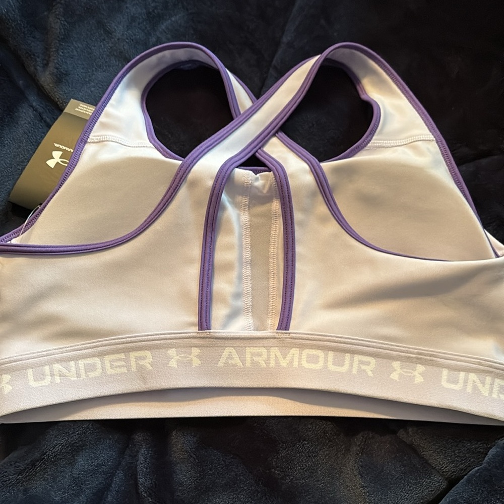 Under Armour Racerback Sports Bra - Picture 2 of 5